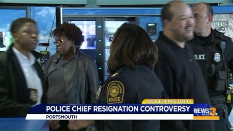 Former Portsmouth Chief Of Police Says Resignation Was Forced Racially