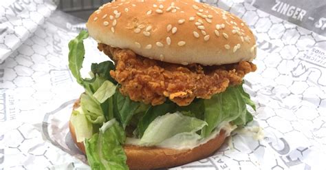 Kfc Zinger Chicken Sandwich Ps Food