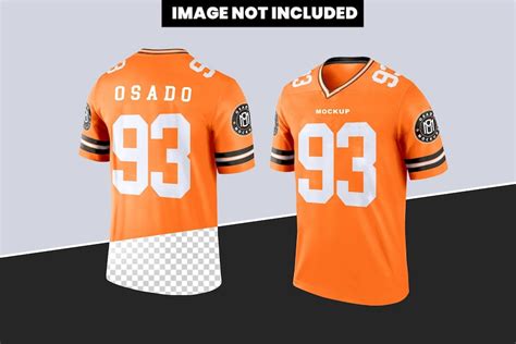 Premium PSD | Football Jersey Mockup