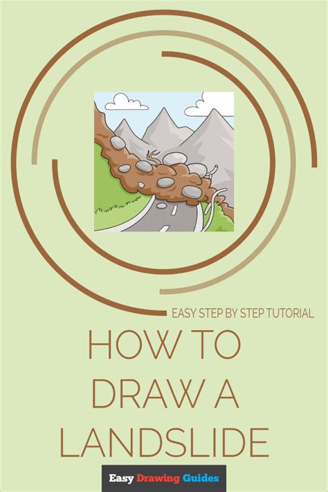 How to Draw a Landslide - Really Easy Drawing Tutorial