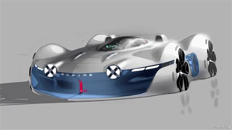 Renault Alpine Vision Gran Turismo Concept 2015MY Design Sketch