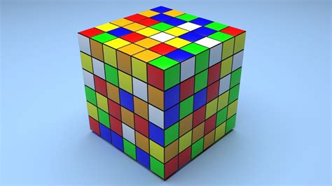 Rubiks Cube 6x6x6 3D model | CGTrader