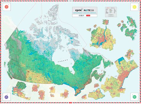 Tiled Map Mapping Democracy Canadian Geographic Education