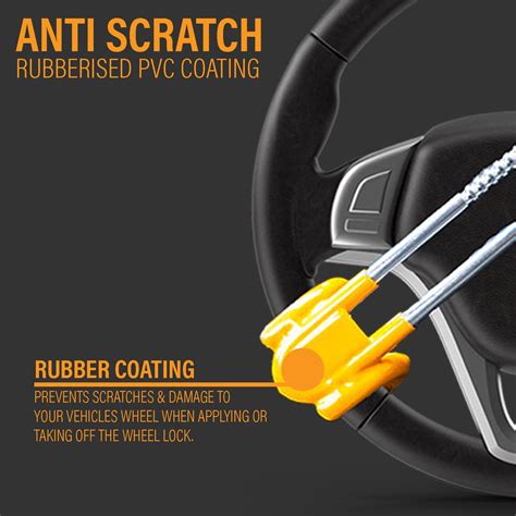 Xtremeauto Heavy Duty Twin Bar Steering Wheel Lock Car Van Security