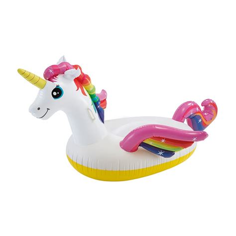 Flotador Salvavidas Unicornio Chico Inflable Intex Ni Os En