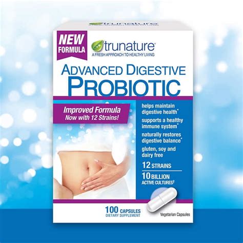 Trunature Advanced Digestive Probiotic 100 Capsules