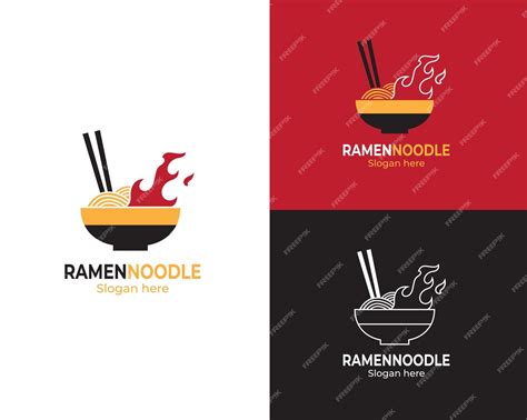 Premium Vector Hot Japanese Ramen Noodle Logo