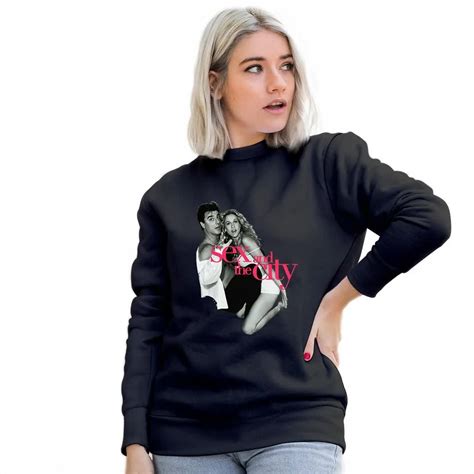 Damska Bluza Czarna Dresowa SEX W WIELKIM MIEŚCIE Dla Fanek Wz Rozmiar XL Inna marka Moda