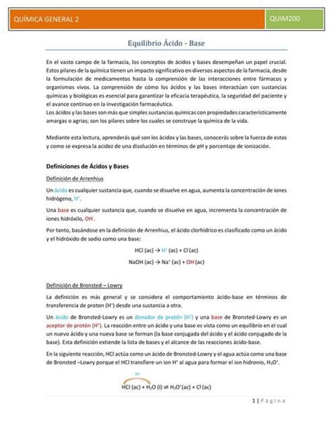 Lectura Equilibrio Ácido base parte 1 Sergio Andres Herrera Guerra