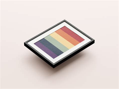 Rainbow Flag Art Lgbt Pride Flag Minimalist Lgbt Pride Print Abstract Art Gay Pride Flag Art