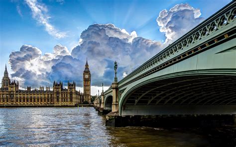 K Thames England Bridges Rivers London Big Ben Hd Wallpaper