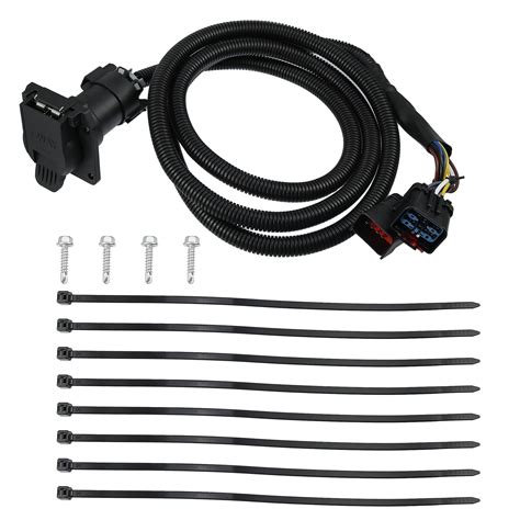 Buy X AUTOHAUX 7-Foot 7 Pin Trailer Wiring Harness Extension Connector ...