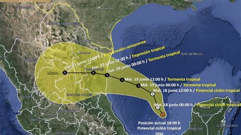 M Xico En Alerta Por Un Potencial Cicl N Tropical Que Podr A Tocar