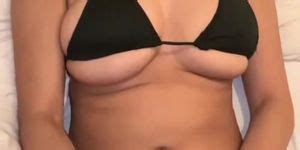 Dinda Ngewe Pake Lingerie Mata Ditutup Tnaflix