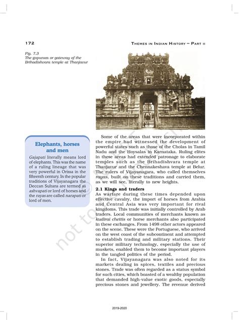 An Imperial Capital Vijayanagara Ncert Book Of Class Themes In