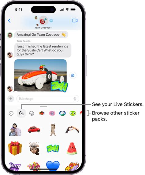 Send Stickers In Messages On IPhone Apple Support