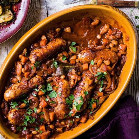 Bean And Sausage Cassoulet Healthy Recipe Ww Uk