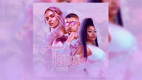 Karol G Ft Nicki Minaj Bad Bunny Tusa Remix Official Music Youtube