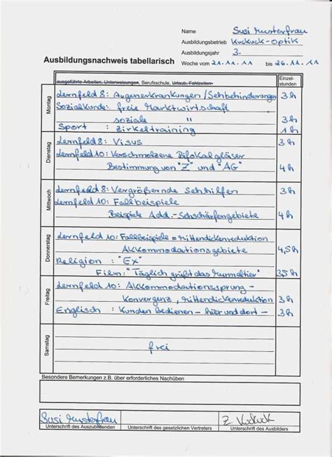 Monatsbericht Vorlage Ihk Großartig Ausbildung Berichtsheft Muster