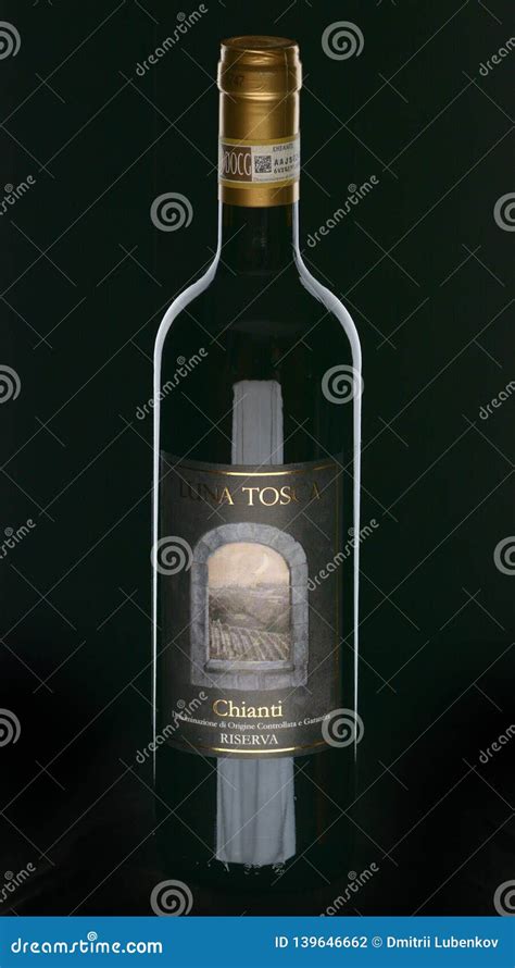 Bottle of Wine LUNA TOSCA Chianti Editorial Photography - Image of ...