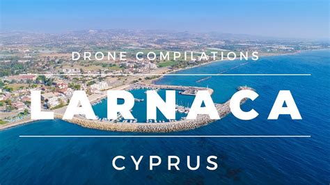 Larnaca Cyprus Beautiful Beach Drone Footage Youtube