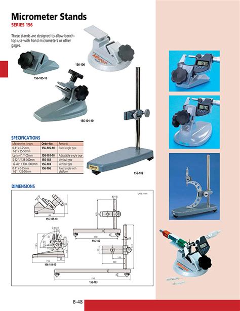 Mitutoyo Micrometer Stand 156 101 Best Store Maeprik Municipality Go Th