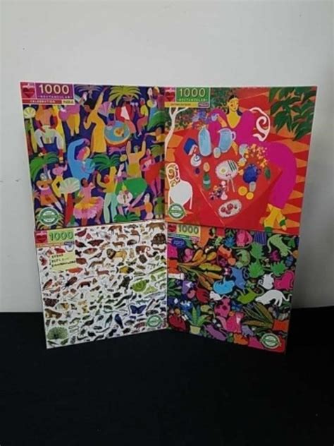 Four new 1000 piece puzzles | Live and Online Auctions on HiBid.com