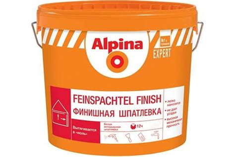 Финишная шпатлевка ALPINA EXPERT Feinspachtel Finish 4,5 кг 948102198 ...
