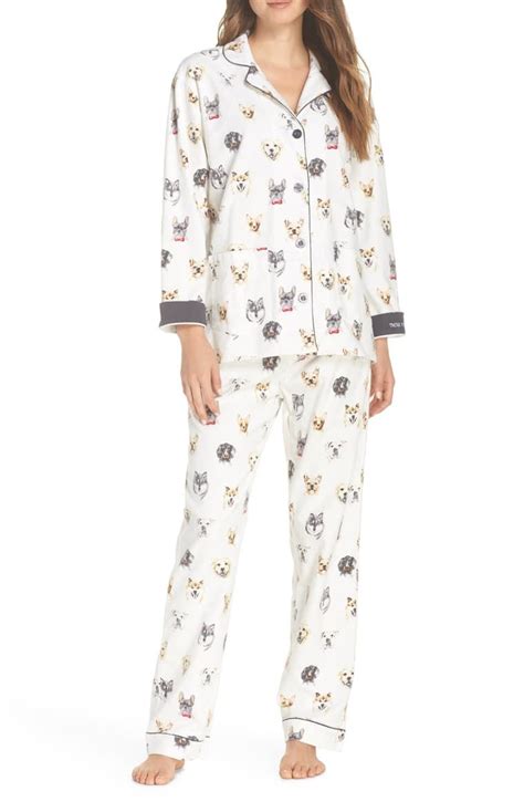 Pj Salvage Print Flannel Pajamas Nordstrom Cotton Flannel Pajamas