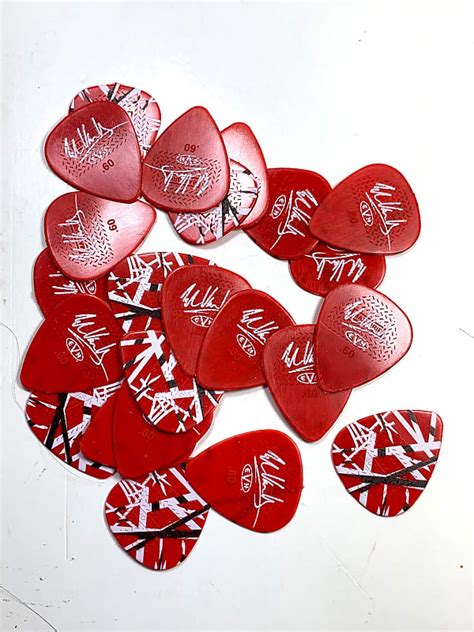 Eddie Van Halen Guitar Picks Evh Frankenstein Max Grip 60mm Reverb