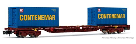 Arnold Hn Containertragwagen Mmc Mit Containern Renfe Ep Iv