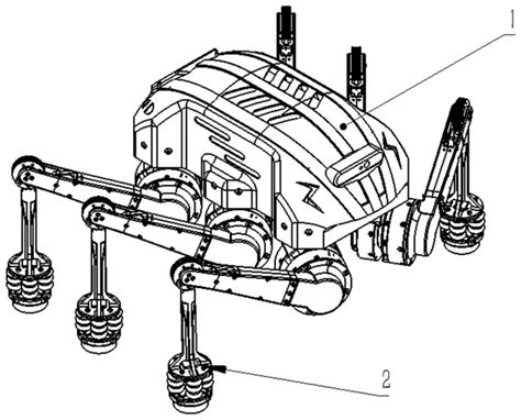 一种腿足式爬壁机器人
