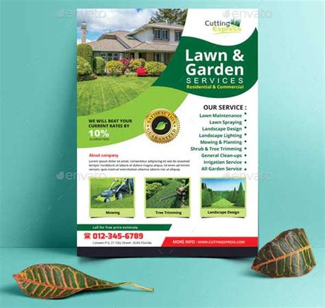 Garden Service Flyer Templates Free Psd Ai Word Indesign Formats