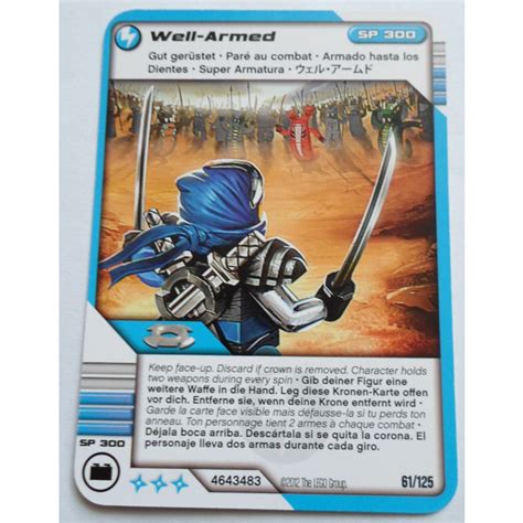 Lego Ninjago Masters Of Spinjitzu Deck Game Card Well Armed