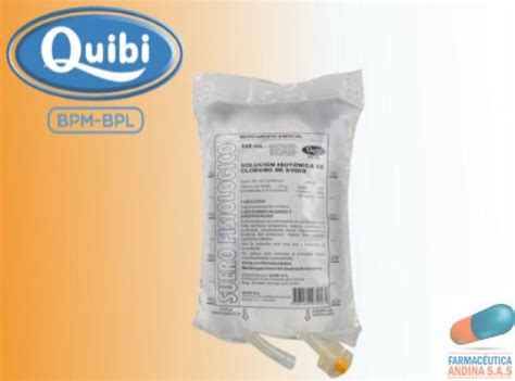 SUERO FISIOLOGICO BOLSA X 500 ML QUIBI