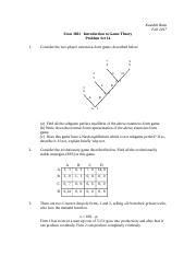 Problem Set 14 Doc Kaushik Basu Fall 2017 Econ 3801 Introduction To