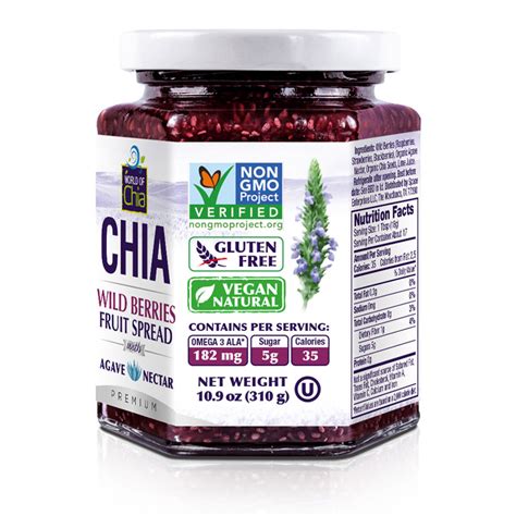 Premium Chia Wildberries Fruit Spread World Of Chia