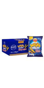 Walkers Wotsits Crunchy Really Cheesy Snacks Crisps G Amazon Co Uk