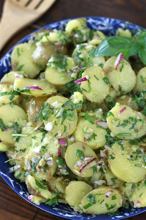 Easy Italian Potato Salad With No Mayo