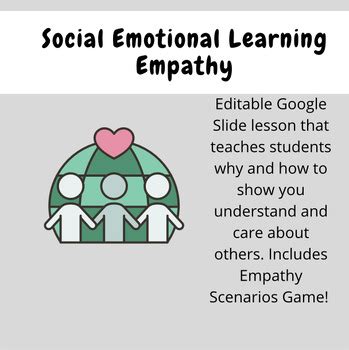 SEL Lesson: Empathy by teachwellandSEL | TPT