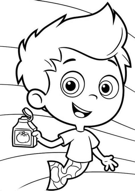 Fun Bubble Guppies coloring pages for your little one. They are free ...