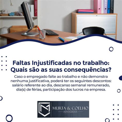 Consequências Da Falta Injustificada - Faltas injustificadas no trabalho: Quais são as suas consequências ...