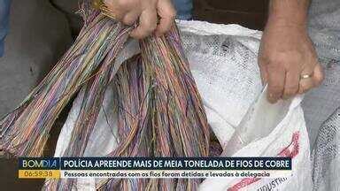 Bom Dia Paran Pol Cia Apreende Mais De Meia Tonelada De Fios De