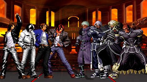 Kof Mugen Kyo Kusanagi Team Vs Nests Team Youtube