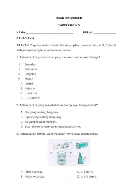 Docx Ujian Diagnostik Tenaga Tahun Dokumen Tips