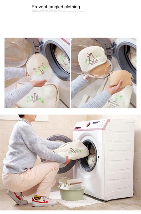 Soutien Gorge Sac Linge En Maille Sous V Tements Lavage De Lingerie Double Couche Paisse