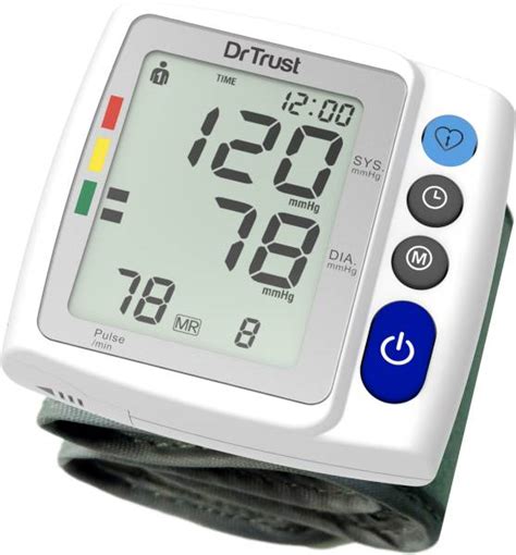 Dr Trust Usa Wrist Blood Pressure Monitoring Machine Cuff Digital Bp