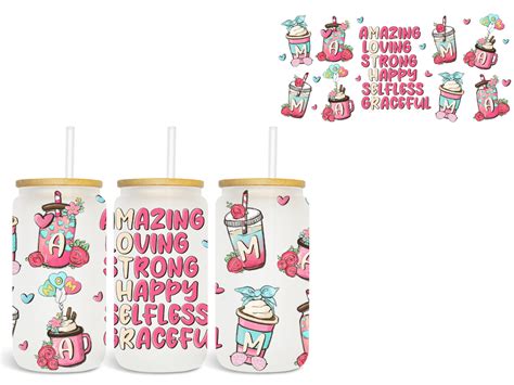 Amazing Mom Uv Dtf Cup Wrap Bella Camila Accessories And More