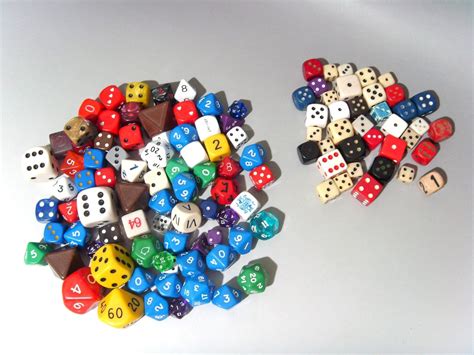 RPG Dice Job Lot: Vintage Board Game Dice Bundle - Etsy