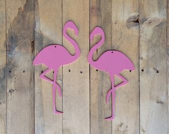 Pink Flamingo Custom Made Metal Wall Art Etsy